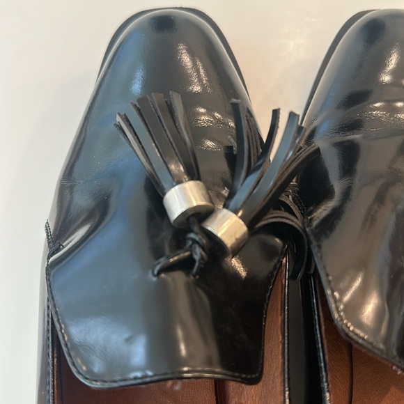 Jeffrey Campbell black loafers with tassels - Picture 8 of 8